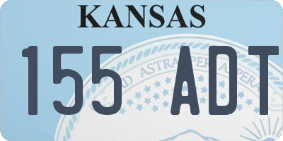 KS license plate 155ADT