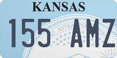 KS license plate 155AMZ