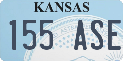 KS license plate 155ASE