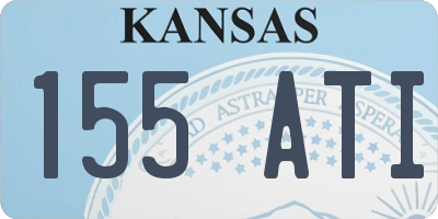 KS license plate 155ATI