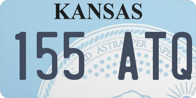 KS license plate 155ATQ