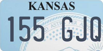 KS license plate 155GJQ