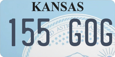 KS license plate 155GOG