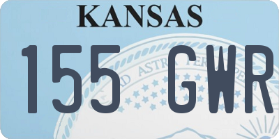 KS license plate 155GWR