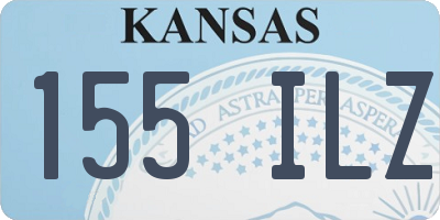 KS license plate 155ILZ