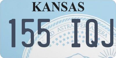 KS license plate 155IQJ