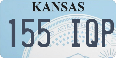 KS license plate 155IQP