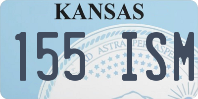 KS license plate 155ISM