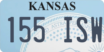 KS license plate 155ISW