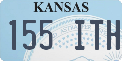 KS license plate 155ITH