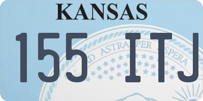 KS license plate 155ITJ