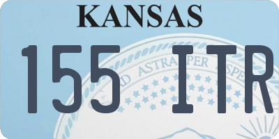 KS license plate 155ITR