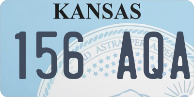 KS license plate 156AQA