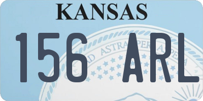 KS license plate 156ARL