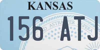 KS license plate 156ATJ
