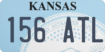 KS license plate 156ATL