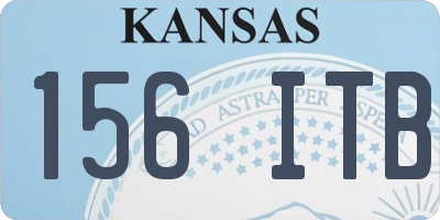 KS license plate 156ITB