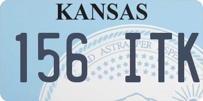 KS license plate 156ITK