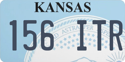 KS license plate 156ITR