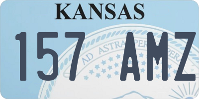 KS license plate 157AMZ