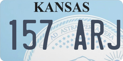 KS license plate 157ARJ