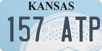 KS license plate 157ATP