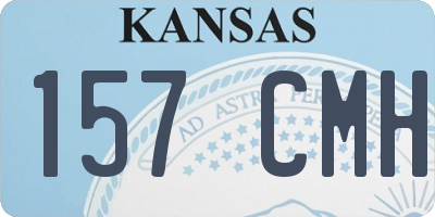 KS license plate 157CMH