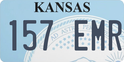 KS license plate 157EMR