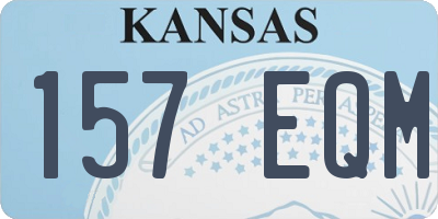 KS license plate 157EQM