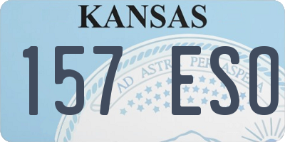 KS license plate 157ESO