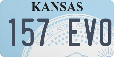 KS license plate 157EVO