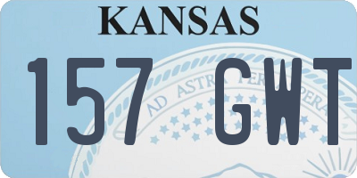 KS license plate 157GWT