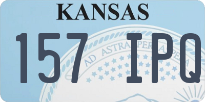 KS license plate 157IPQ