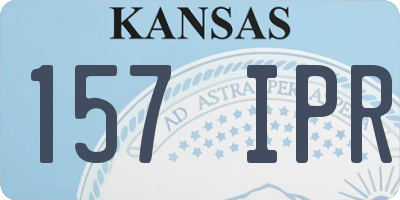 KS license plate 157IPR