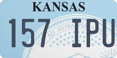 KS license plate 157IPU