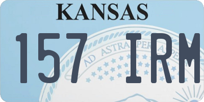 KS license plate 157IRM