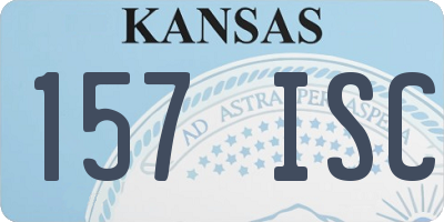 KS license plate 157ISC