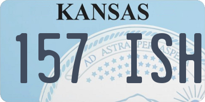 KS license plate 157ISH