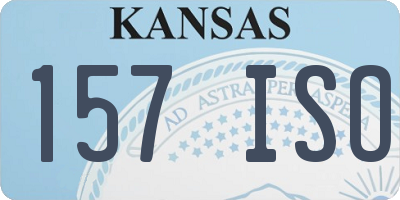 KS license plate 157ISO
