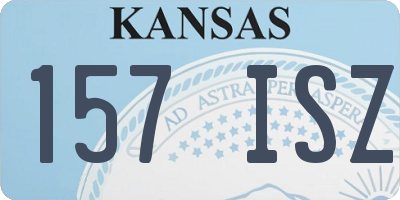 KS license plate 157ISZ