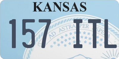 KS license plate 157ITL