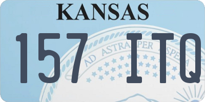 KS license plate 157ITQ