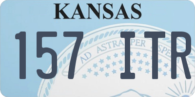 KS license plate 157ITR