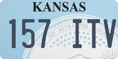 KS license plate 157ITV