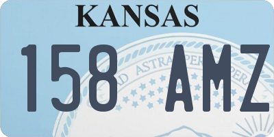 KS license plate 158AMZ