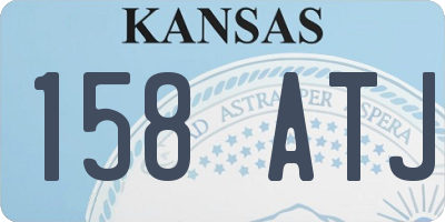 KS license plate 158ATJ