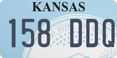 KS license plate 158DDQ