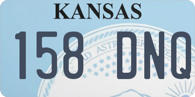 KS license plate 158DNQ