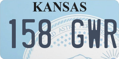 KS license plate 158GWR