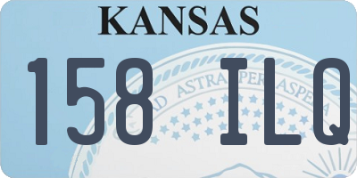 KS license plate 158ILQ